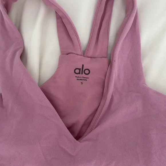 ALO Yoga Pink Sports Bra - Picture 2 of 2